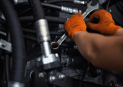 Hydraulic hose repair